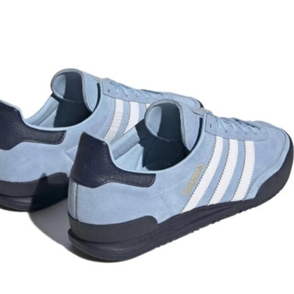 Adidas Originals Jeans Mens Leather Trainers White Green BB Free Del - Picture 1 of 5